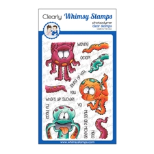 Whimsy Stamps Clear Stamp - Octopi Guys